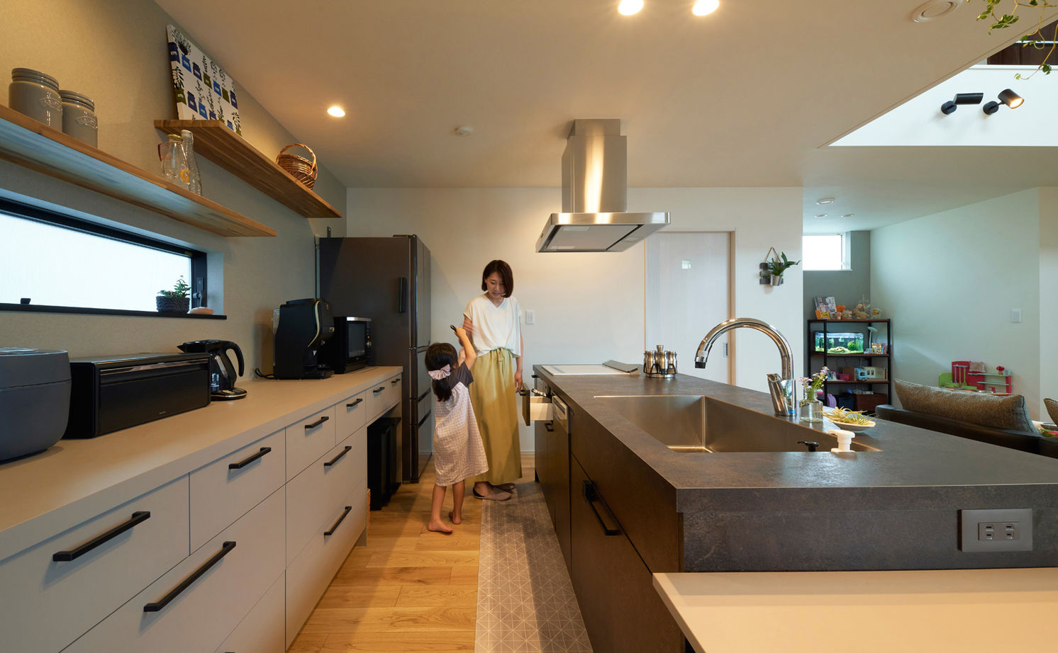 マルマインハウス 【奈良県/2820万円/間取り有】吹き抜けリビングとひと続きのテラス　こだわり抜いた設計力で一体感のある家の建築実例画像5