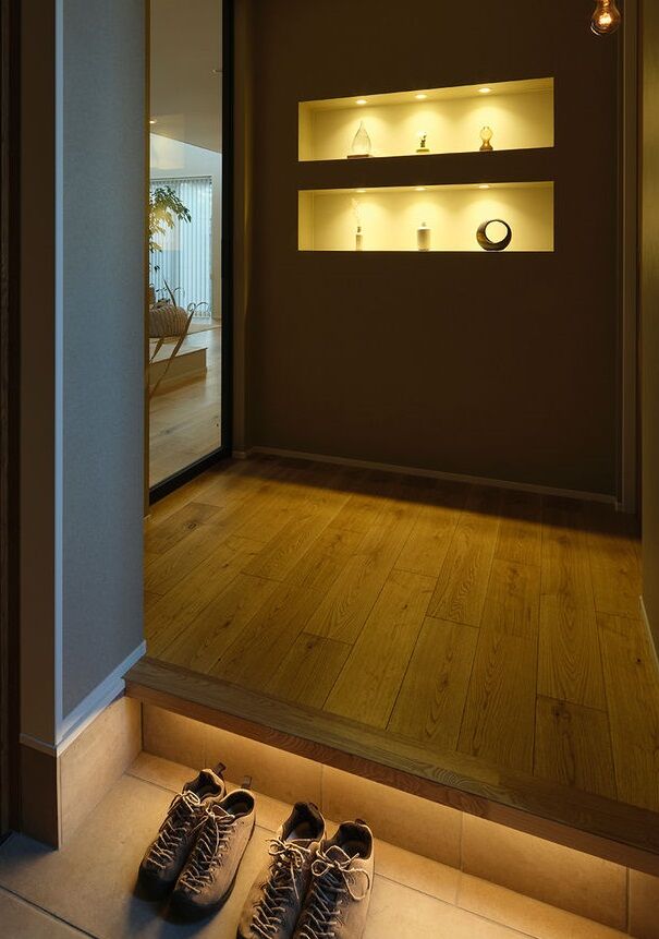 マルマインハウス 【生駒郡/3000～3500万円/グランドピアノのある家/間取り】2つの吹抜けが立体感を演出する、上質感漂う邸宅の建築実例画像9