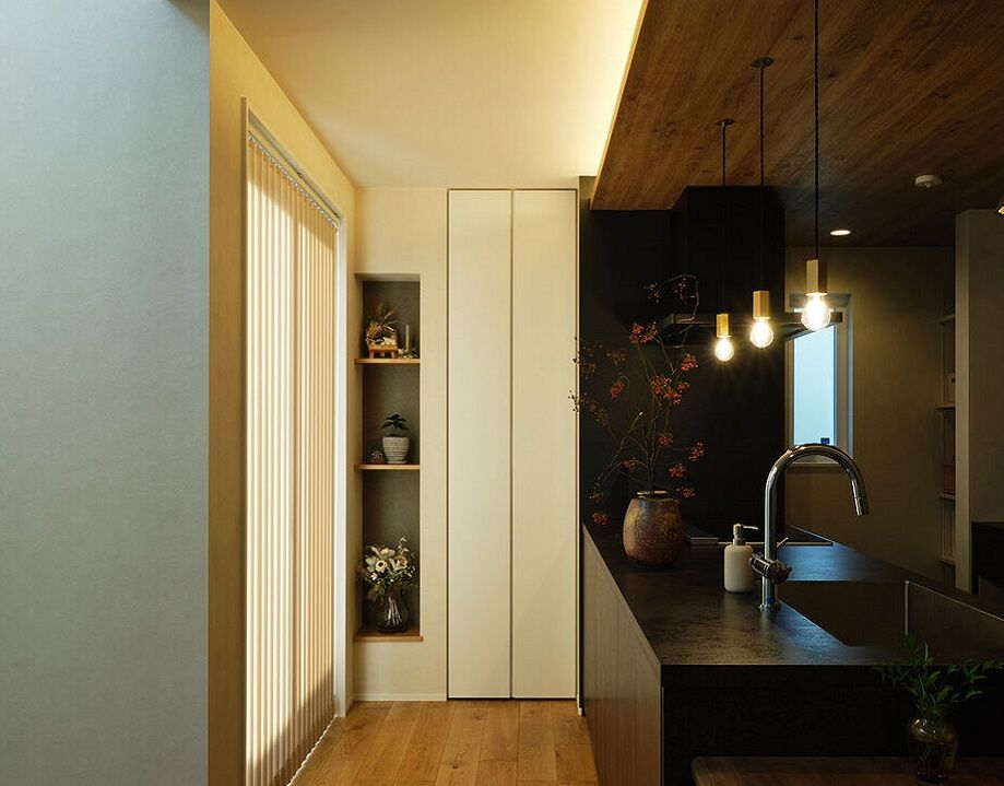 マルマインハウス 【生駒郡/3000～3500万円/グランドピアノのある家/間取り】2つの吹抜けが立体感を演出する、上質感漂う邸宅の建築実例画像10