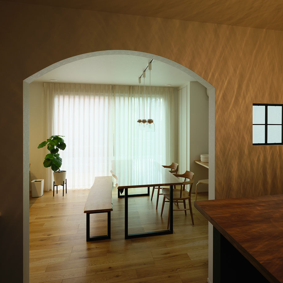 マルマインハウス 【木津川市/2500～3000万円/35坪/2階建て/北欧風】生活動線◎広々キッチンで憧れの海外カフェのような家の建築実例画像5