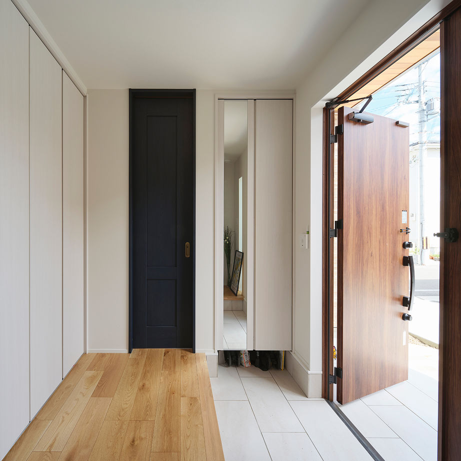 マルマインハウス 【木津川市/2500～3000万円/35坪/2階建て/北欧風】生活動線◎広々キッチンで憧れの海外カフェのような家の建築実例画像10