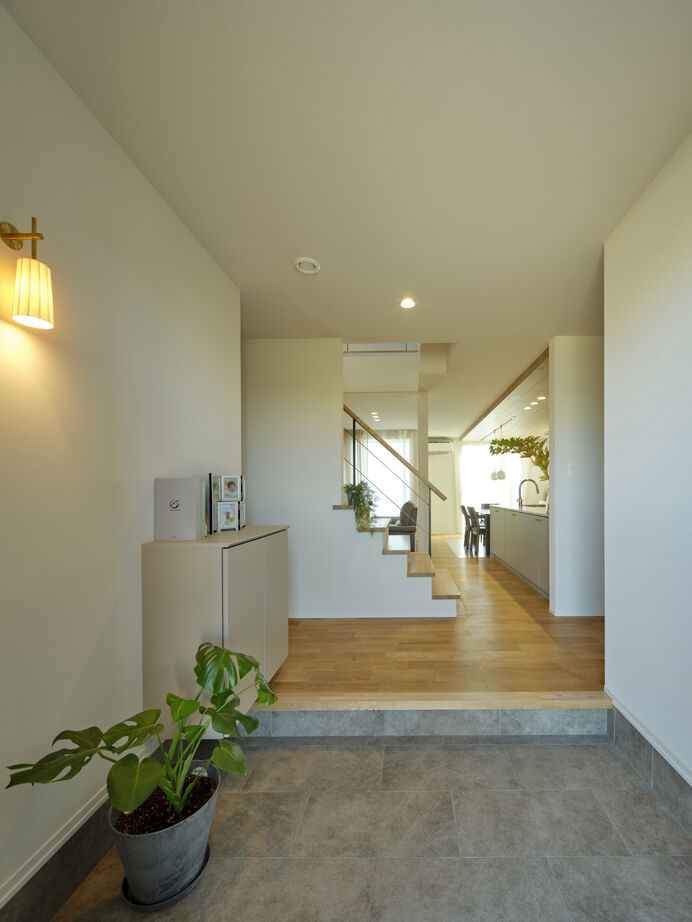 マルマインハウス 【桜井市/二世帯住宅/半平屋】距離感と一体感を両立した家族思いの二世帯住宅の建築実例画像4