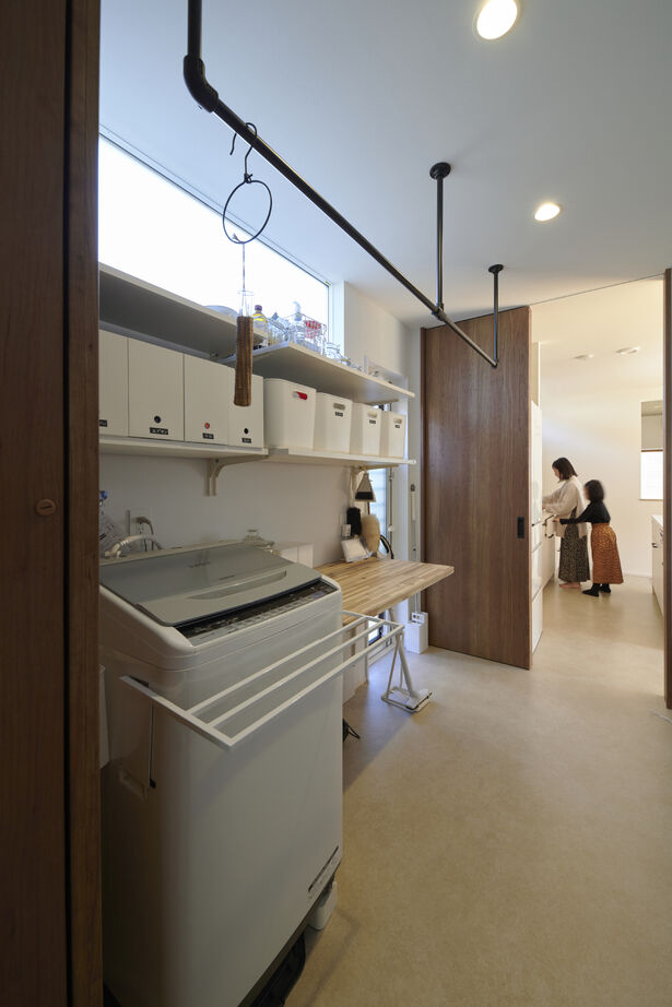 マルマインハウス 【奈良市/家事動線/半平屋】経年変化と陰影を楽しみ丁寧にくらす家の建築実例画像9