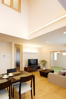 Suumo 家族がつながる心地よい25畳ｌｄｋ ひろびろ空間に のびのび暮らす トヨタホーム の建築実例詳細 注文住宅