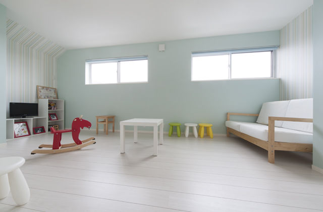 トヨタホーム 開放感あふれるリビングに家族が集う家の建築実例画像5