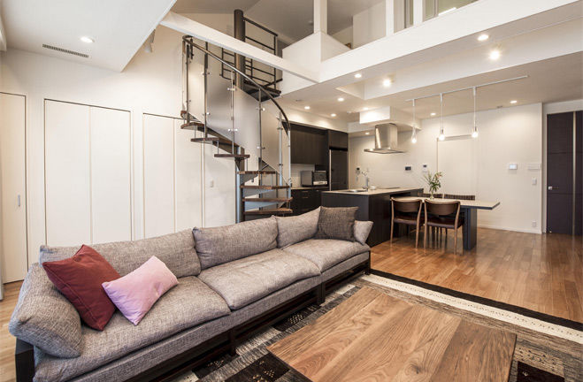 トヨタホーム 【平屋実例】柱のない開放的な大空間LDKを実現の建築実例画像2