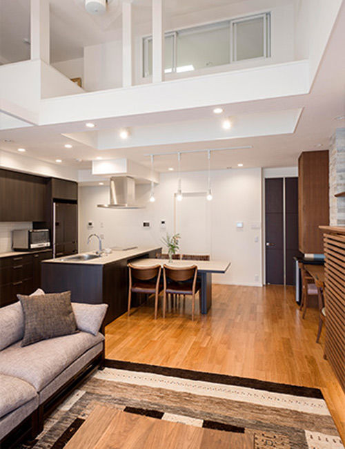 トヨタホーム 【平屋実例】柱のない開放的な大空間LDKを実現の建築実例画像8