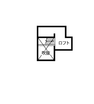 トヨタホーム 【45坪以下/平屋実例/アイランドキッチン/賃貸・店舗併用 】光が降り注ぐ広々とした平屋建ての間取り図nullロフト