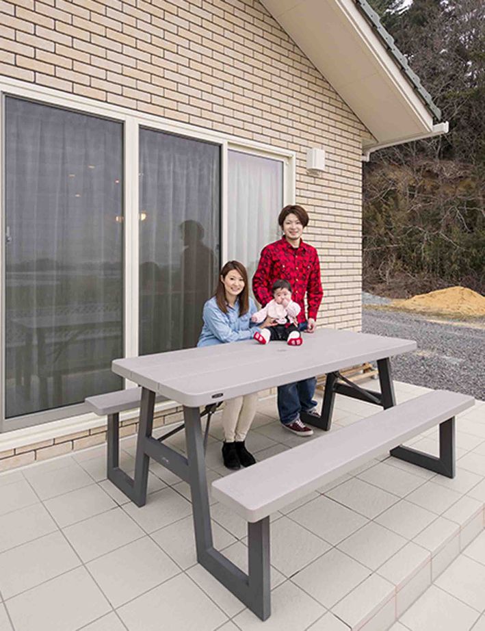 トヨタホーム 広々としたLDKを中心に暮らしを楽しむ、アメリカンテイストの平屋の建築実例画像3