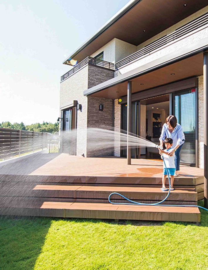 トヨタホーム 外とつながる34帖の広々LDK。生活動線を考えた収納計画で常に美しい住まいの建築実例画像5