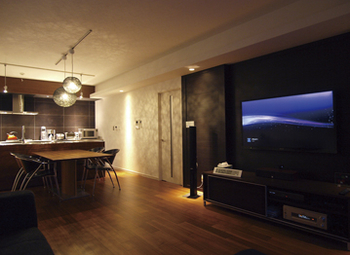 RC design 【4000万円台/間取り図有/３階建て/多世帯/賃貸併用住宅】多彩な照明が魅せるホテルライクなモダンハウスの建築実例画像2