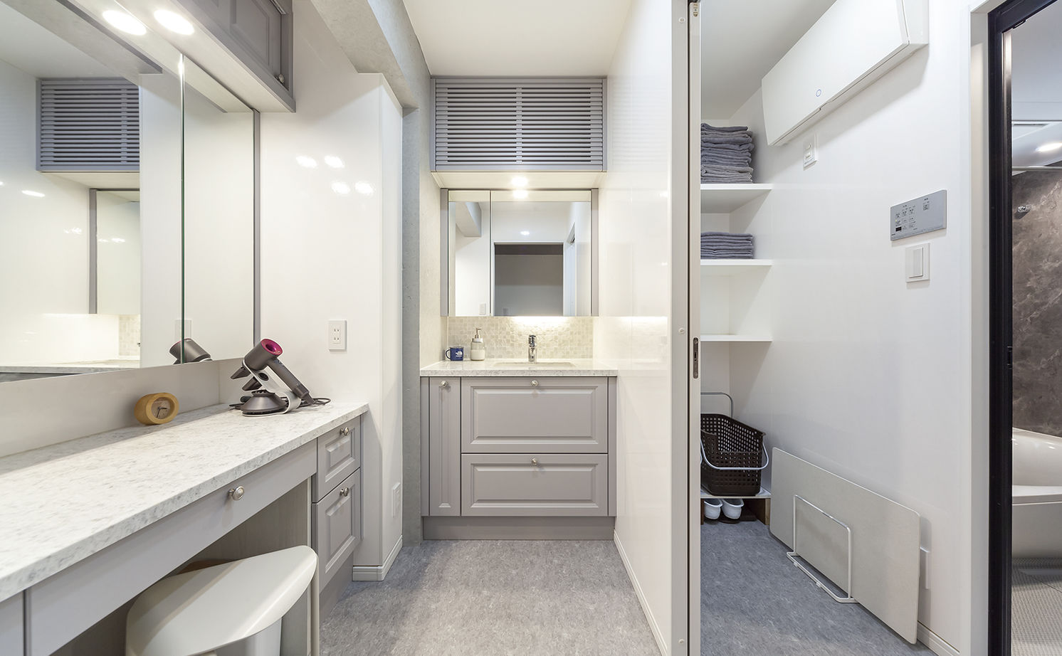 RC design 【間取り図有/３階建て/ガレージ】3階だからできる眺望のいいリビングと防音遮音で実現する趣味の暮らしの建築実例画像11