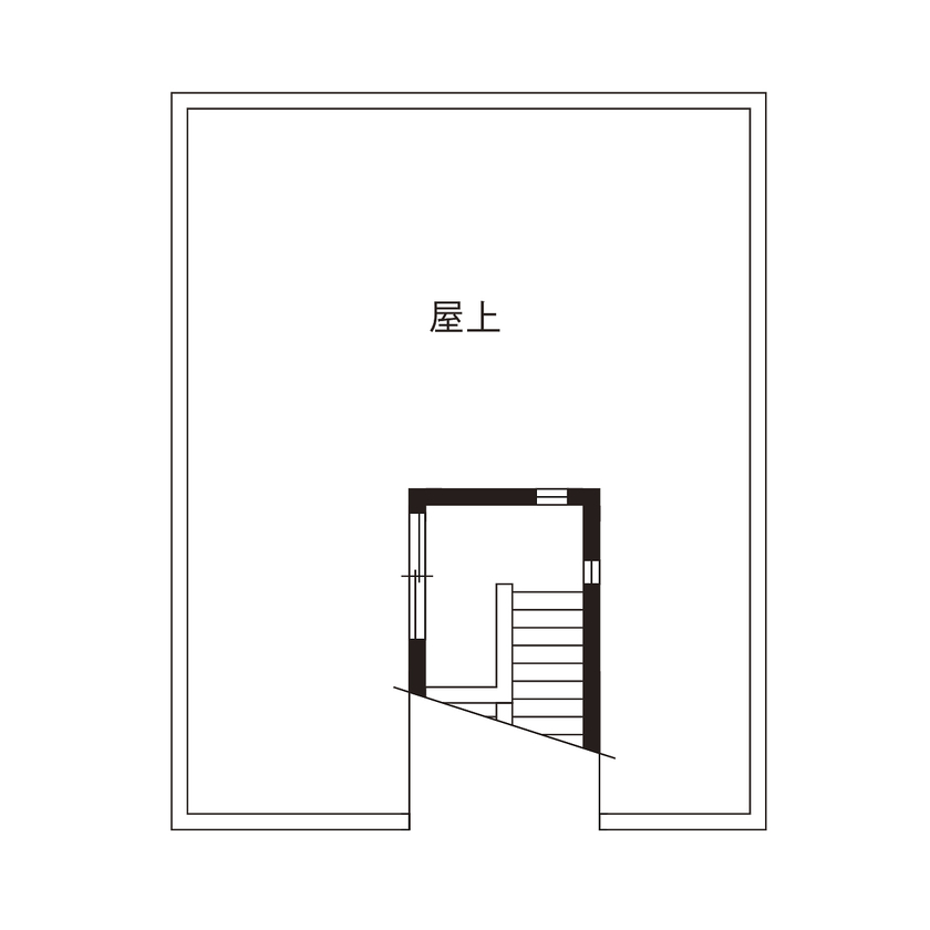 RC design 【間取り図有/３階建て/賃貸併用住宅】アンティーク惹き立てる温かみある空間と無駄をつくらない提案力の間取り図（5K以上）PH階