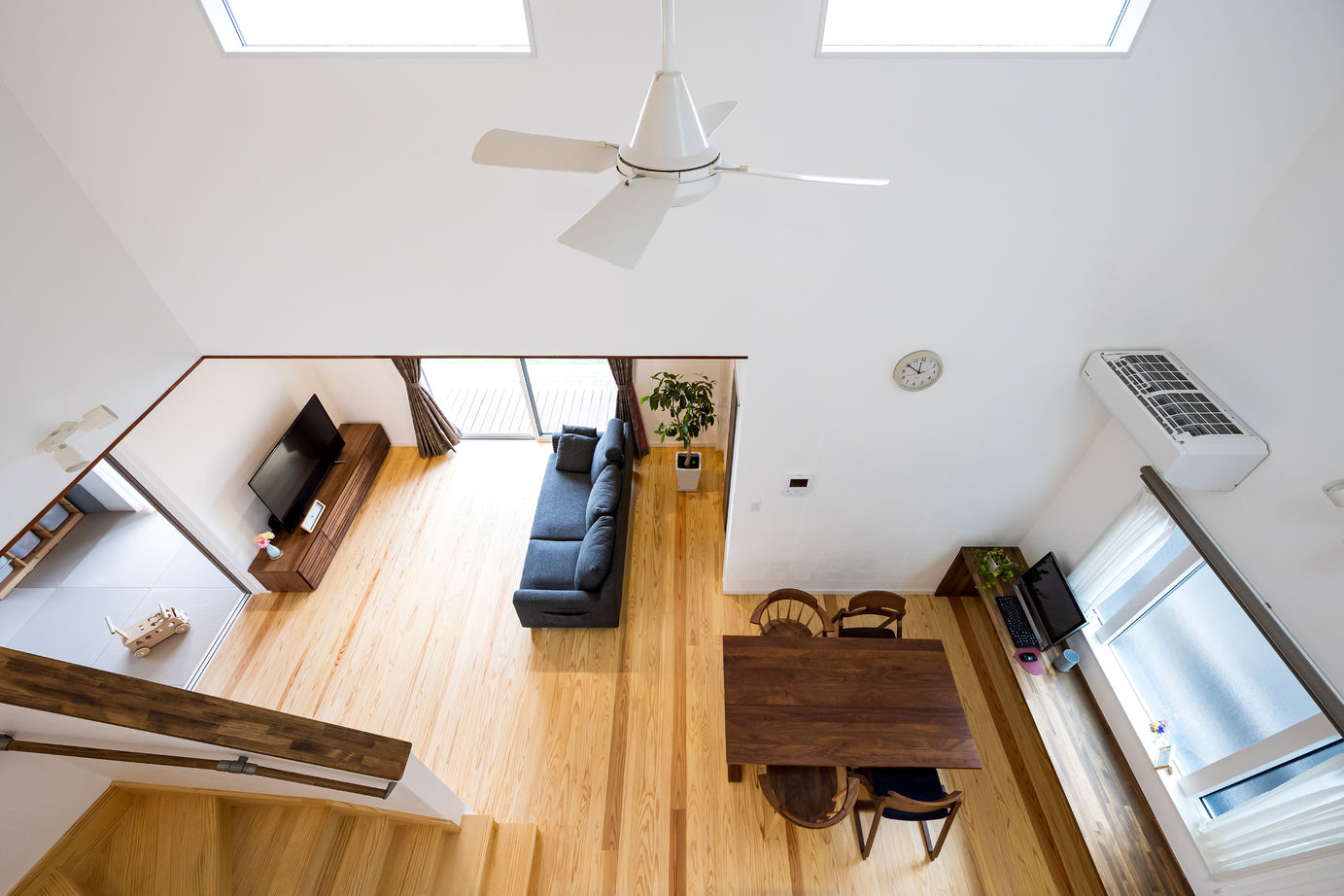 大進建設 【平屋＋α／1.5階建て／使える間】繋がる家族時間と空間。光と風を導き、空気が澄みわたる住処の建築実例画像3