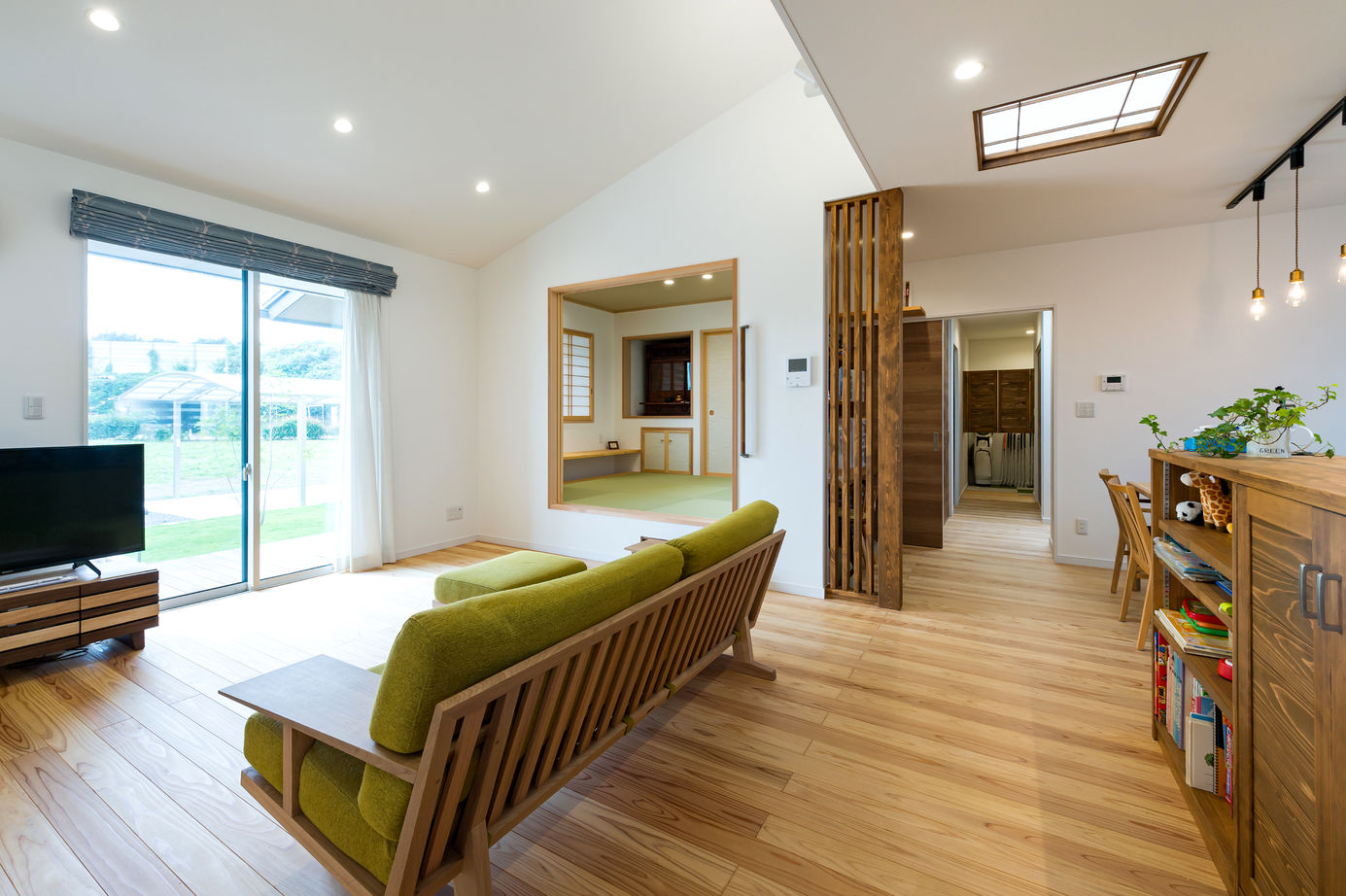 大進建設 【平屋／使える間】ウチ・ソト空間を「使う」ために、プライバシーに配慮した環境をつくるの建築実例画像2