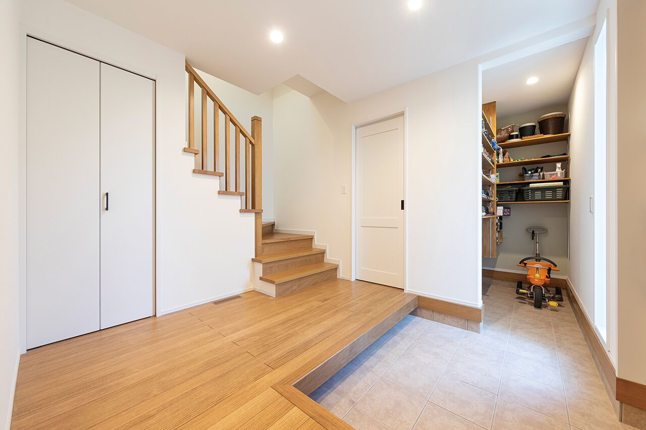 一級建築士事務所　フォルム 【2000万円台／延床31.8坪／2階リビング／家事動線／収納充実】シンプルで清々しい。勾配天井の心地よい家の建築実例画像10