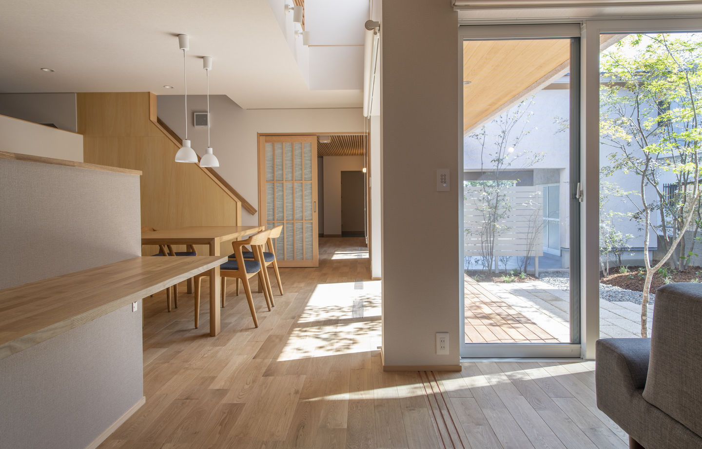 モジュールホーム 中庭とつながる住まい(付加断熱/長期優良住宅）の建築実例画像4