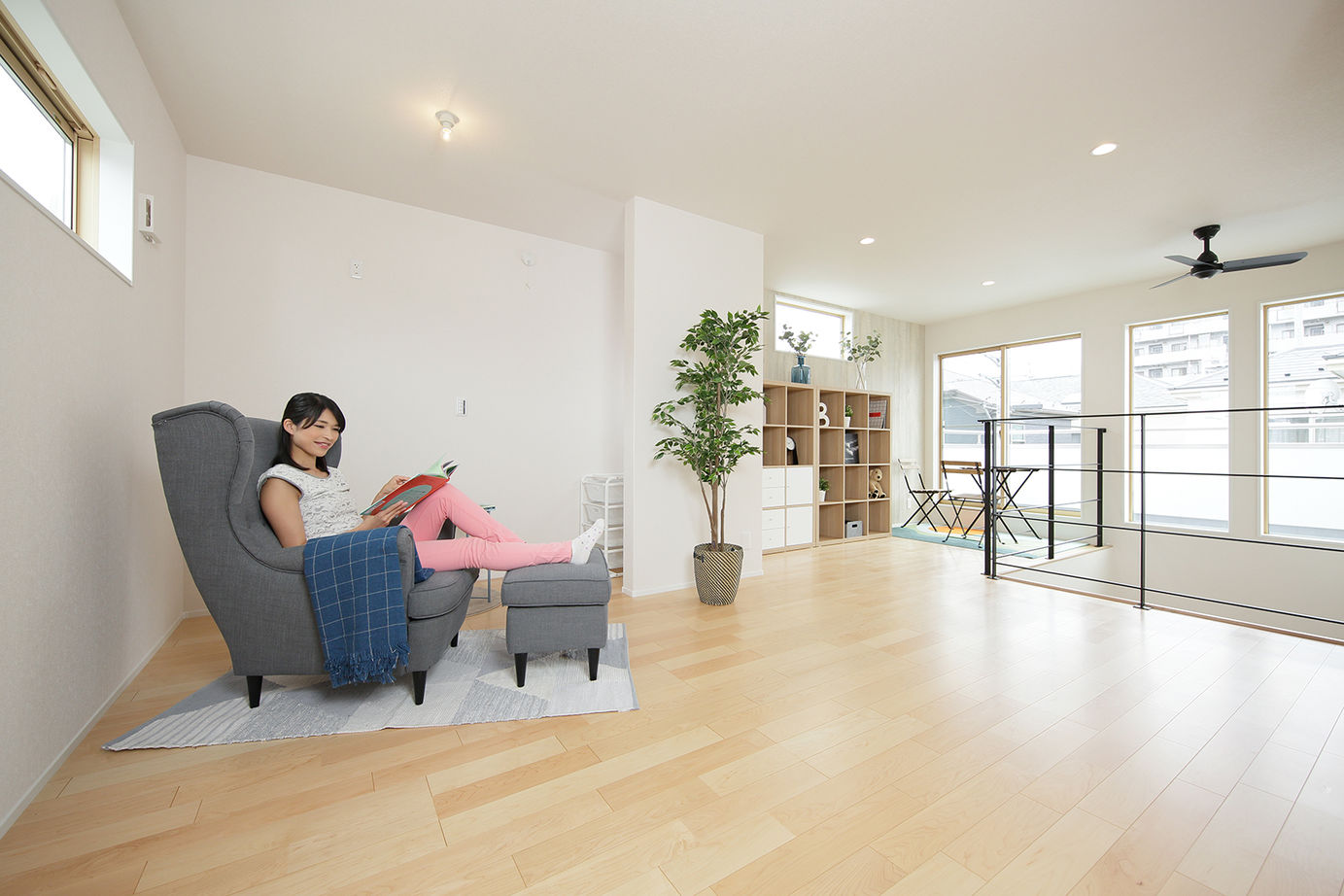 エステート白馬 【1000万円台|20坪台|吹き抜け】高気密･高断熱で毎日快適。セカンドリビングで趣味を楽しみ自由に過ごす家の建築実例画像7