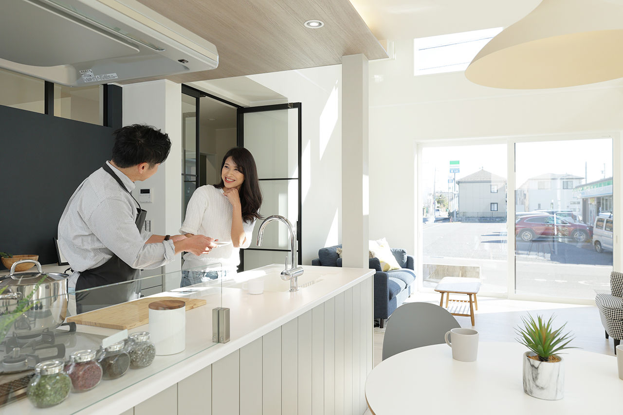 エステート白馬 【3000万円台／延床36.4坪／収納充実／屋上】子どもと楽しく暮らす。シンプルお洒落なカフェスタイルの家の建築実例画像8