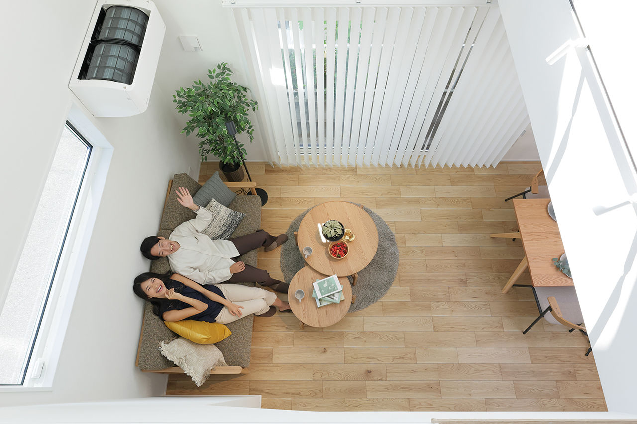 エステート白馬 【2500万円台／延床39坪／家事動線／吹抜】仲間が気軽に集まる、楽しく暮らせるガレージハウスのある住まいの建築実例画像5