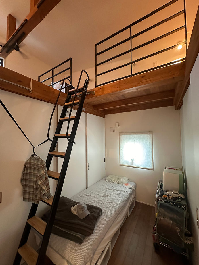 エステート白馬 【2000万円台|30坪台|都市の家】空間を効果的に使う3層構造。テラスと吹抜け、3つの子ども部屋、小屋裏収納の建築実例画像7