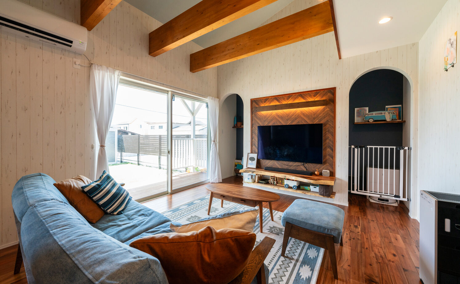 天然木の家　HODAKA 一級建築士事務所 【滋賀県・サイディング・3000万円台】ライフスタイルを天然木や動線で綿密に組み立てたサーファーズハウスの建築実例画像7