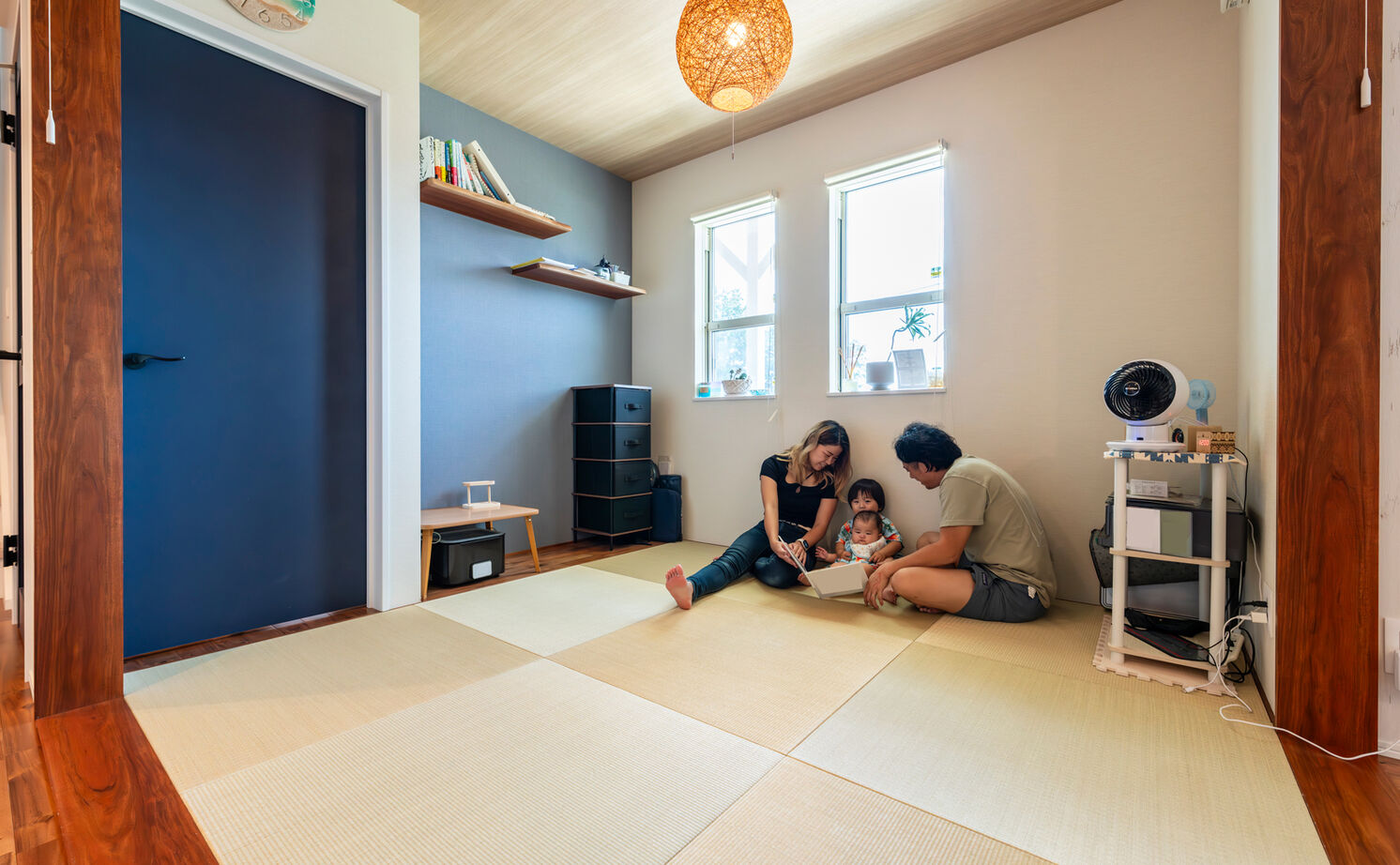 天然木の家　HODAKA 一級建築士事務所 【滋賀県・サイディング・3000万円台】ライフスタイルを天然木や動線で綿密に組み立てたサーファーズハウスの建築実例画像9