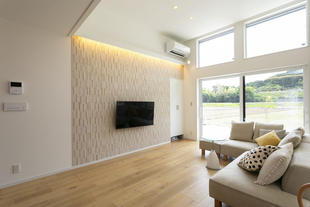 NEOデザインホーム 【平屋/書斎】景色をインテリアに取り込んだ、ピクチャーウィンドウのある平屋の建築実例画像4