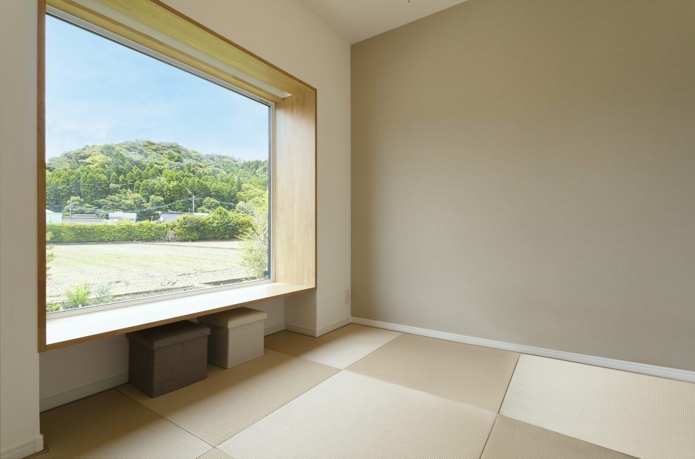 NEOデザインホーム 【平屋/書斎】景色をインテリアに取り込んだ、ピクチャーウィンドウのある平屋の建築実例画像7