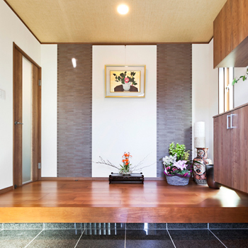 岡本住建 【2000万円/平屋/バリアフリー/30坪台/2LDK/間取り図】高性能でミニマルな平屋。安心が同居した終の棲家の建築実例画像5