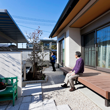 岡本住建 【2000万円/平屋/バリアフリー/30坪台/2LDK/間取り図】高性能でミニマルな平屋。安心が同居した終の棲家の建築実例画像9