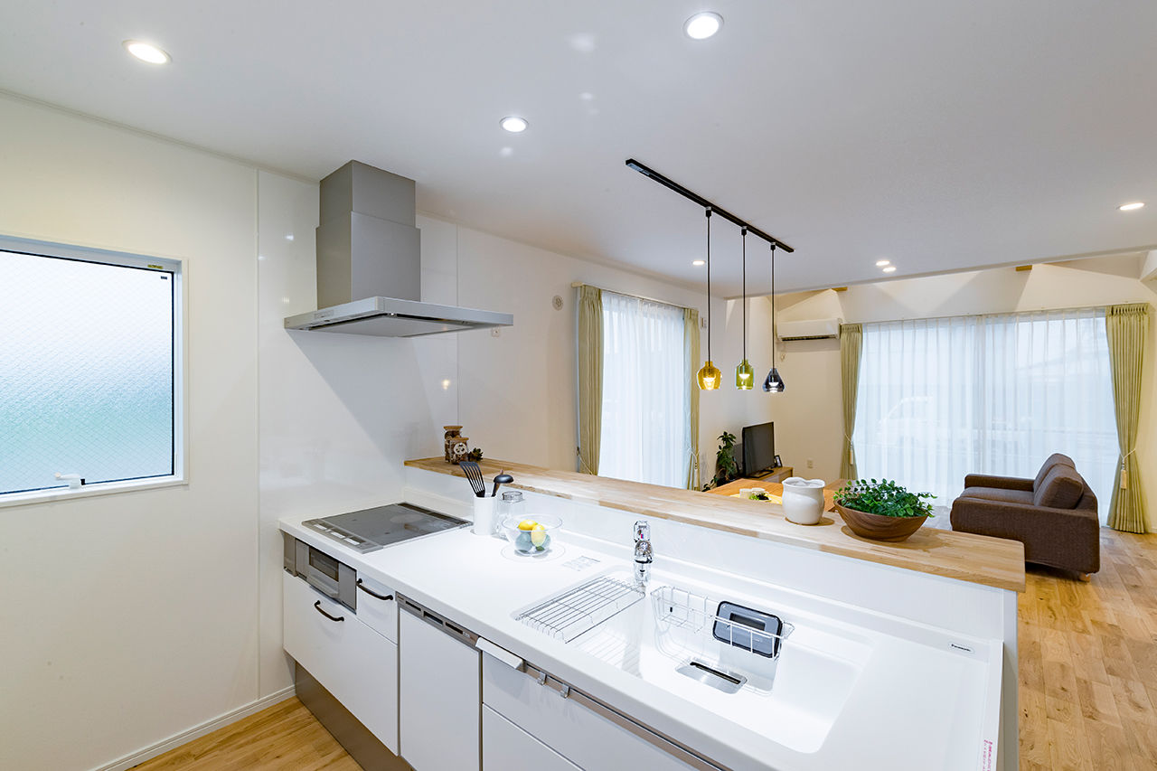 岡本住建 【2000万円台/3LDK/30坪台】子育て世代の家。土間＋大収納で子ども2人分の収納スペースを確保した間取りの建築実例画像5