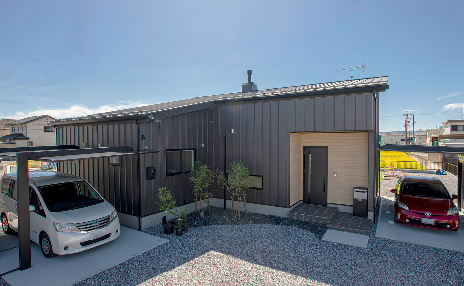 岡本住建 【2000万円台/平屋/L字型/20坪台/間取り図】建築家デザイン×高断熱。アーバンスタイルのおしゃれな平屋の建築実例画像2