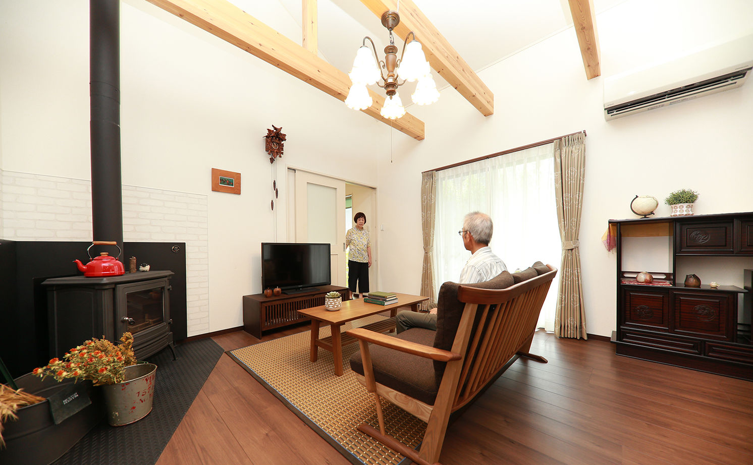 アサヒグローバルホーム 【1000万円台/間取り/平屋/薪ストーブ】夫婦のセカンドライフにちょうどいい、2LDKのコンパクトな平屋の建築実例画像8