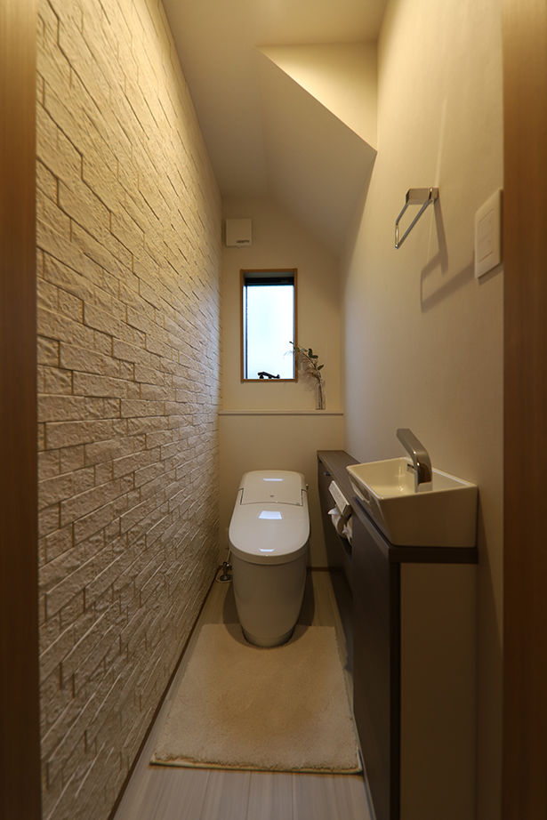 アサヒグローバルホーム 【1000万円台/間取り/坪庭/スタイリッシュ外観】北欧家具×和モダン。どこからでも庭を眺められるL字型の家の建築実例画像20