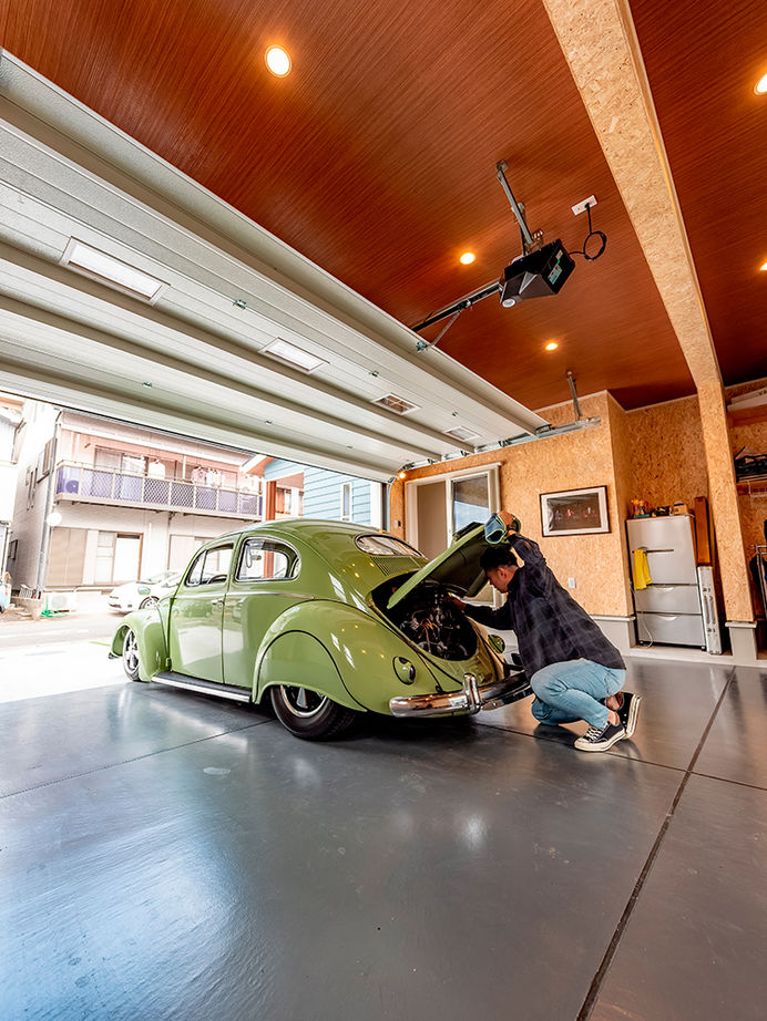 アサヒグローバルホーム 【2000万円台/間取り/ガレージ/カフェ風】定額プランをベースにこだわりを実現！西海岸風ガレージハウスの建築実例画像5