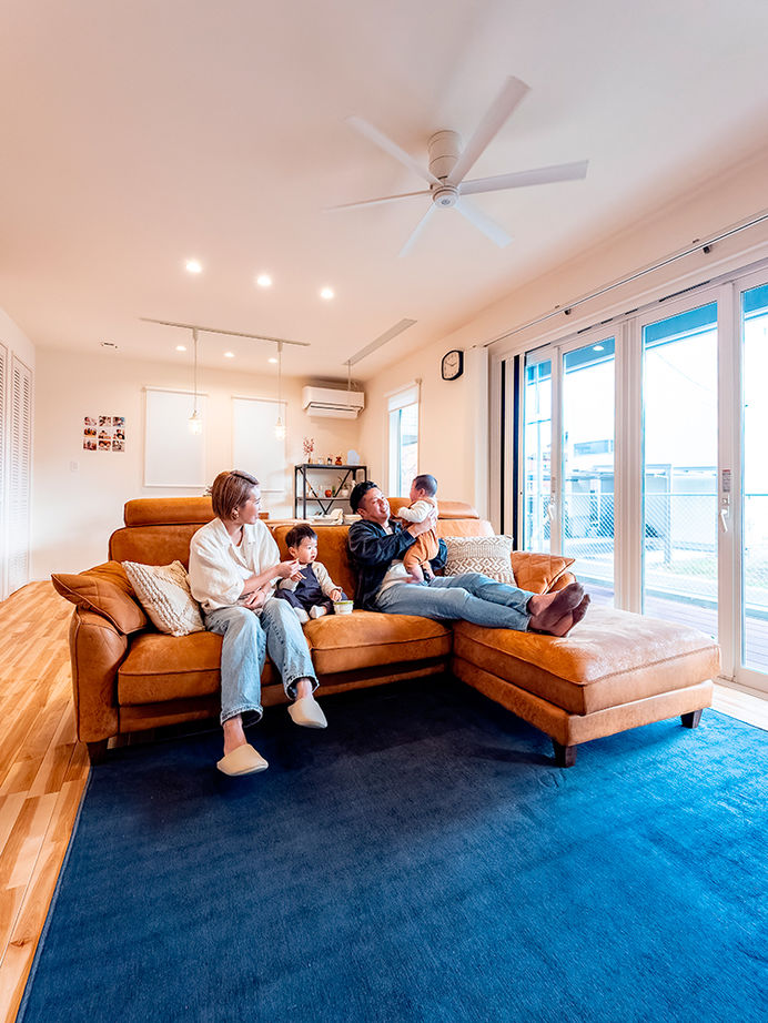 アサヒグローバルホーム 【2000万円台/間取り/ガレージ/カフェ風】定額プランをベースにこだわりを実現！西海岸風ガレージハウスの建築実例画像6