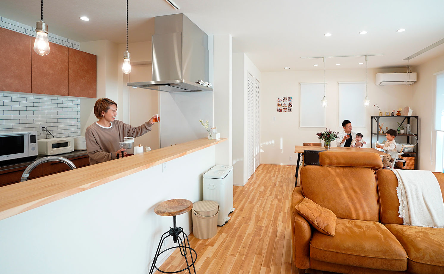 アサヒグローバルホーム 【2000万円台/間取り/ガレージ/カフェ風】定額プランをベースにこだわりを実現！西海岸風ガレージハウスの建築実例画像20