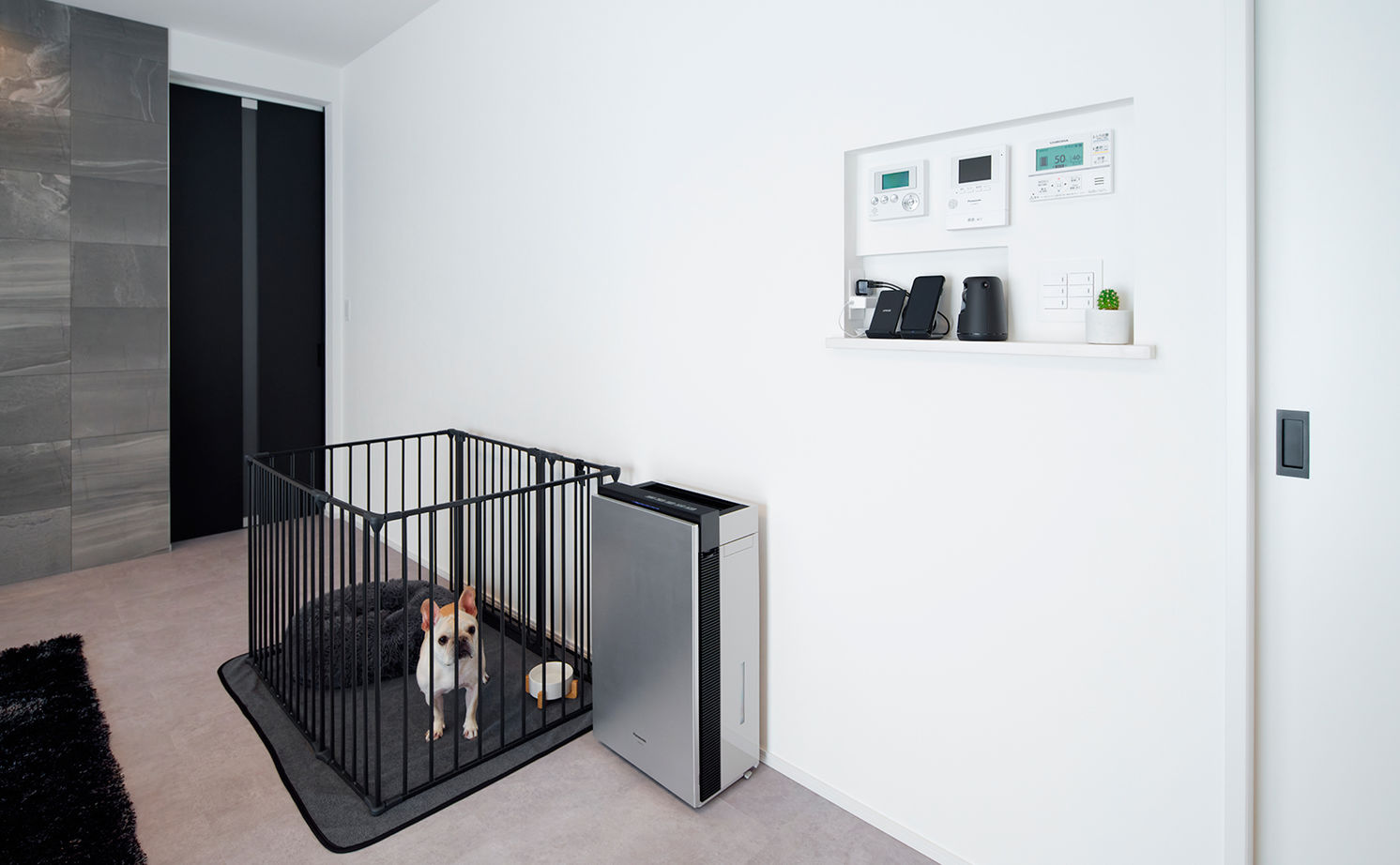 アサヒグローバルホーム 【2000万円台/間取り/家事導線】夫婦二人と愛犬でのんびり暮らす。ガルバリウム外観×モダンリビングの平屋の建築実例画像7