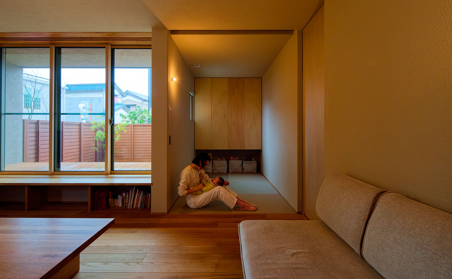 アサヒグローバルホーム 【2000万円台/間取り/40坪台/和モダン/自然素材】和を極めた、質感の美しい家。中庭で季節を感じる暮らしの建築実例画像9