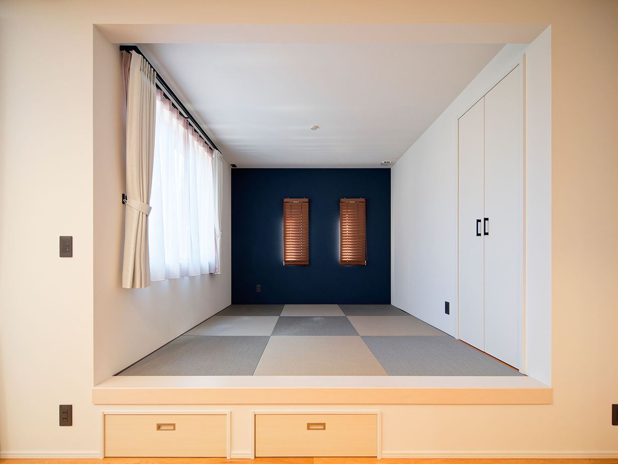 アサヒグローバルホーム 【2000万円台/40坪台/ビルトインガレージ】個性的な外観が自慢！愛車を大切に守れるガレージハウスの建築実例画像5