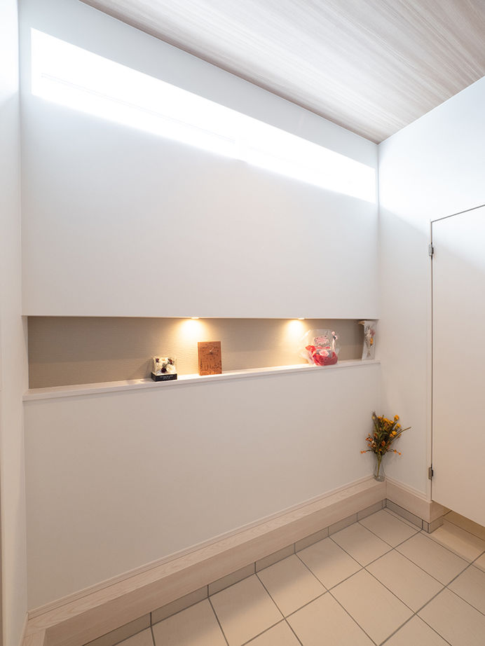 アサヒグローバルホーム 【1000万円台/間取り/40坪台/土間収納】白と木が心地いいシンプルモダン。収納充実＆大空間リビングの家の建築実例画像14