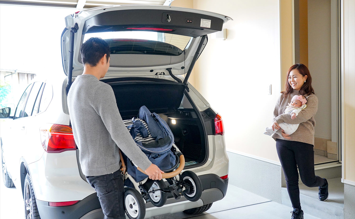 アサヒグローバルホーム 【1000万円台/間取り/ビルトインガレージ/土間】生活感を抑えて暮らせる、ホテルライクなガレージハウスの建築実例画像6