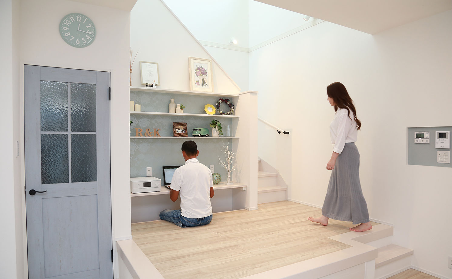 アサヒグローバルホーム 【1000万円台/間取り/30坪台/カフェ/スキップフロア】オープンデッキで過ごす、アーリーアメリカンな家の建築実例画像4