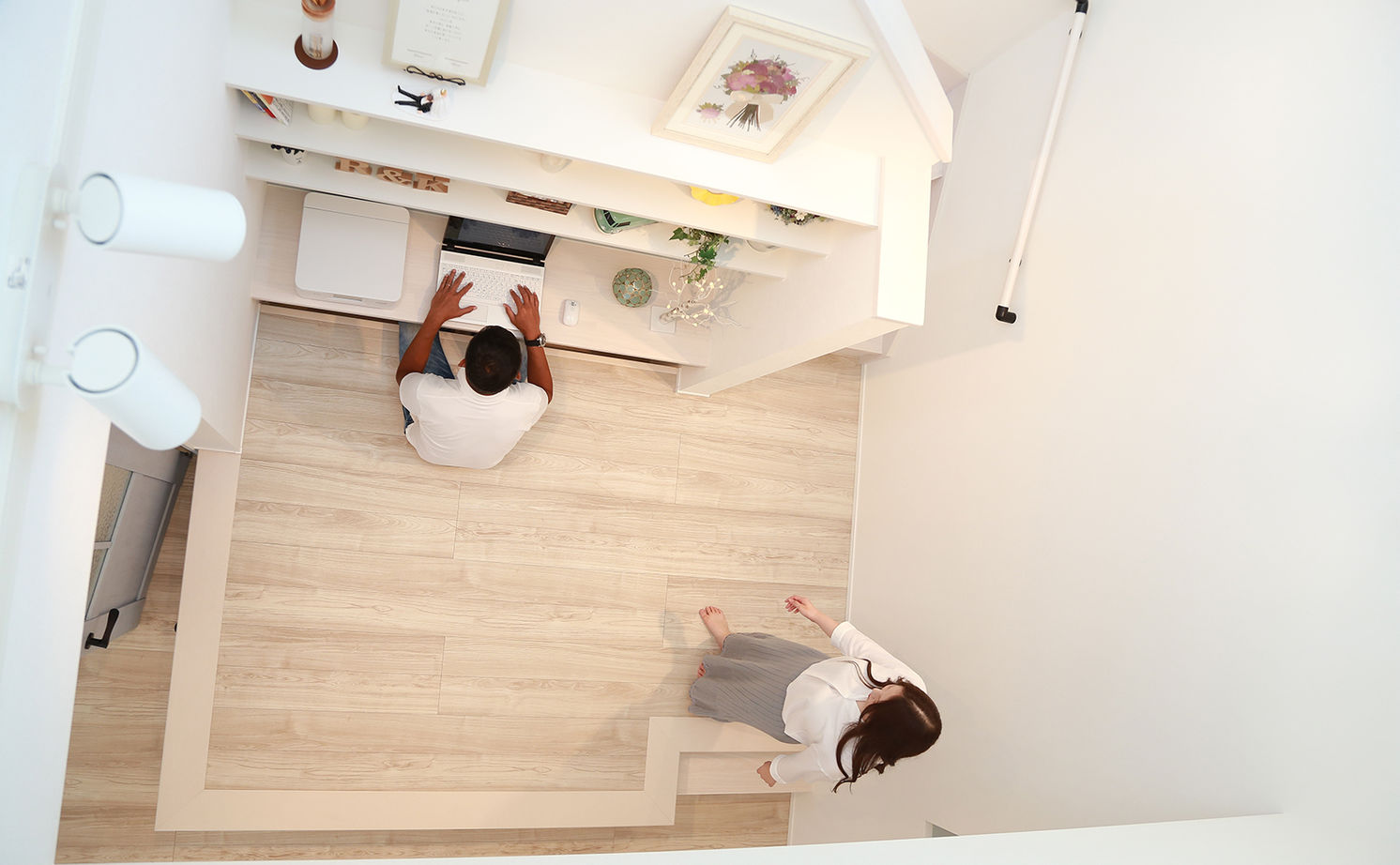 アサヒグローバルホーム 【1000万円台/間取り/30坪台/カフェ/スキップフロア】オープンデッキで過ごす、アーリーアメリカンな家の建築実例画像16