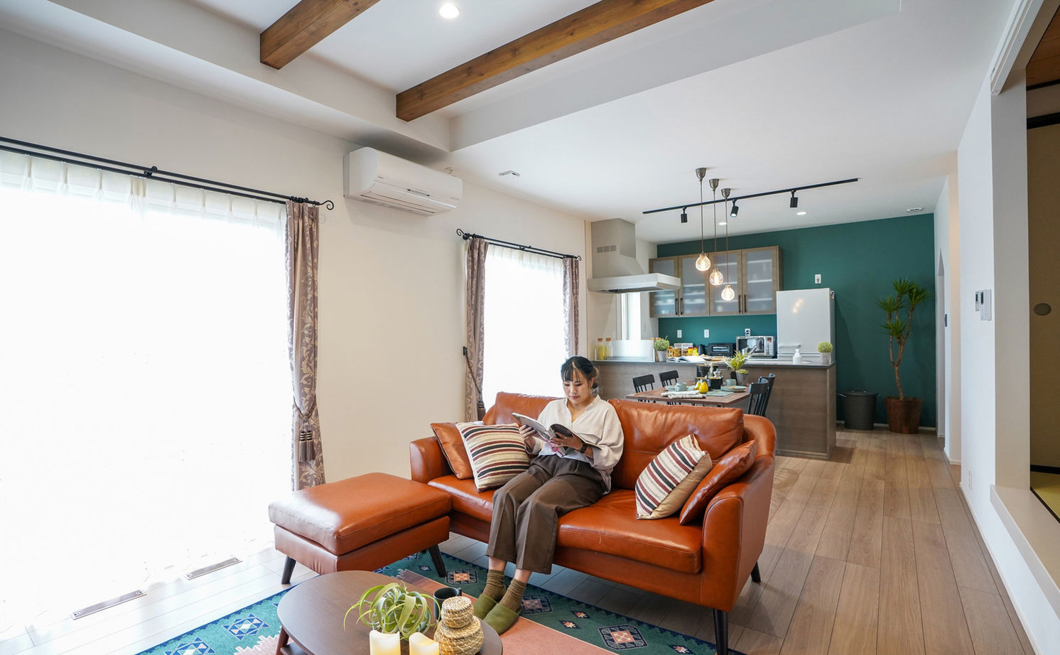 アサヒグローバルホーム 【1000万円台/間取り/約39坪/おしゃれな家】ヴィンテージテイストを追求！20代で無理なく理想を叶えた家の建築実例画像15