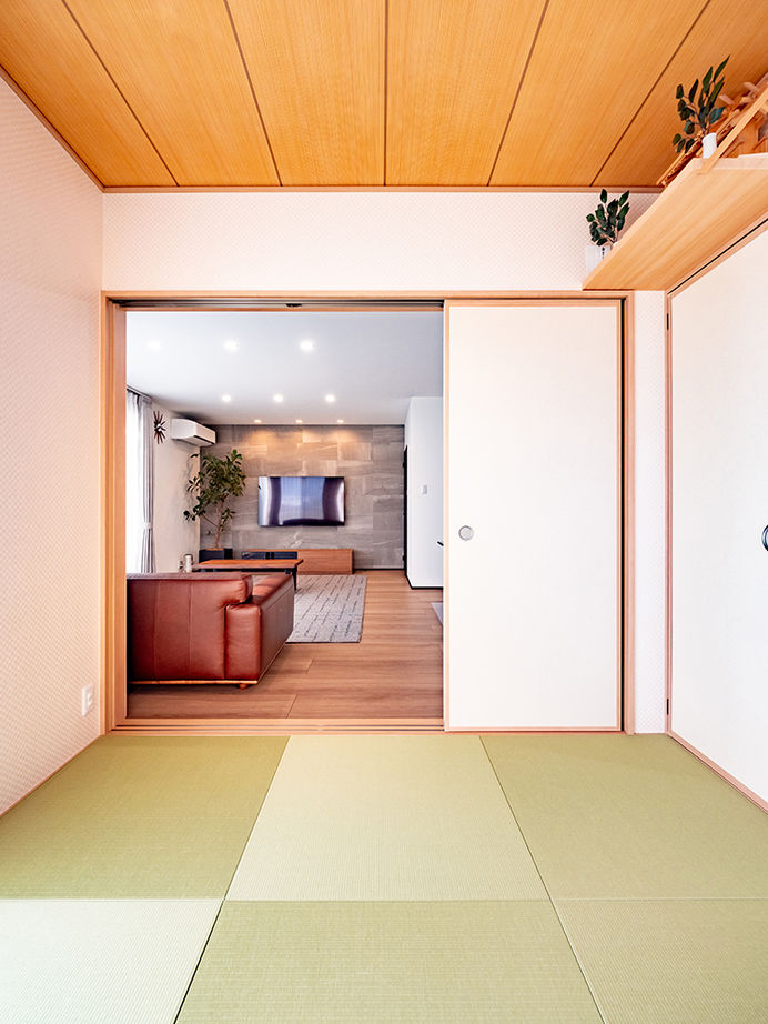 アサヒグローバルホーム 【2000万円台/間取り/40坪台/吹抜け玄関】総タイル張り外観×大空間リビング。「グレードUPしてもお手頃！」の建築実例画像11