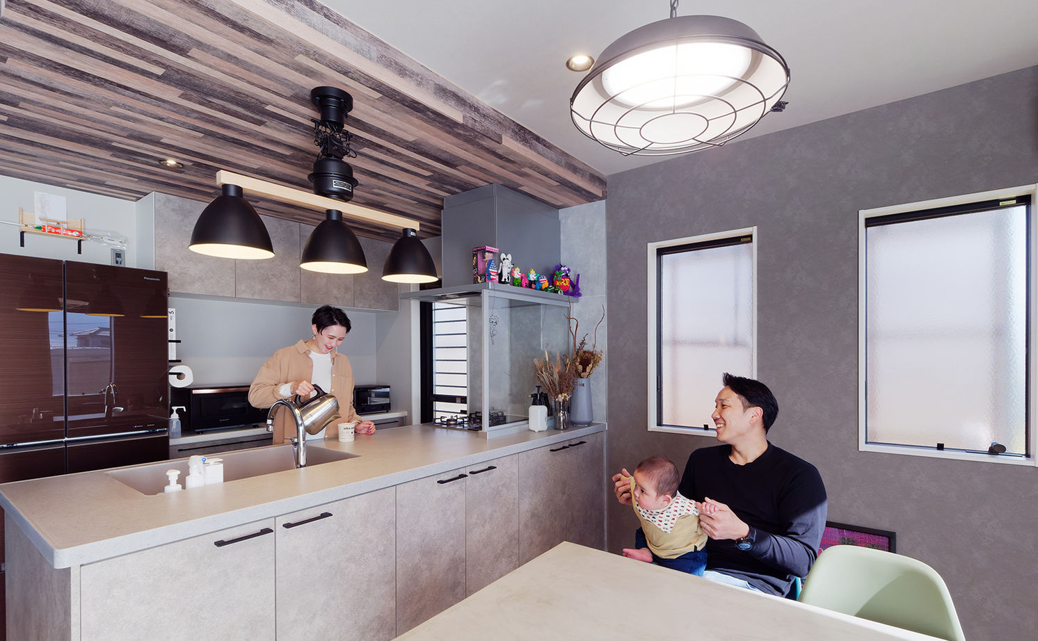 アサヒグローバルホーム 【1000万円台/間取り/30坪台/土間/回遊導線】細部までこだわる、男前なガレージと庭があるアメリカンハウスの建築実例画像6