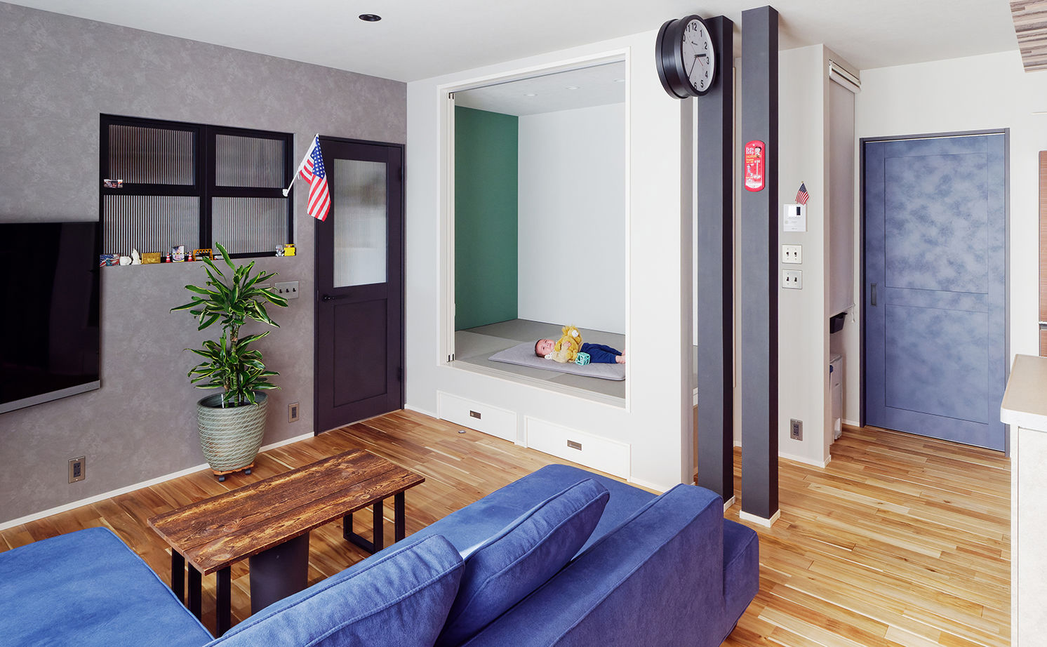 アサヒグローバルホーム 【1000万円台/間取り/30坪台/土間/回遊導線】細部までこだわる、男前なガレージと庭があるアメリカンハウスの建築実例画像10