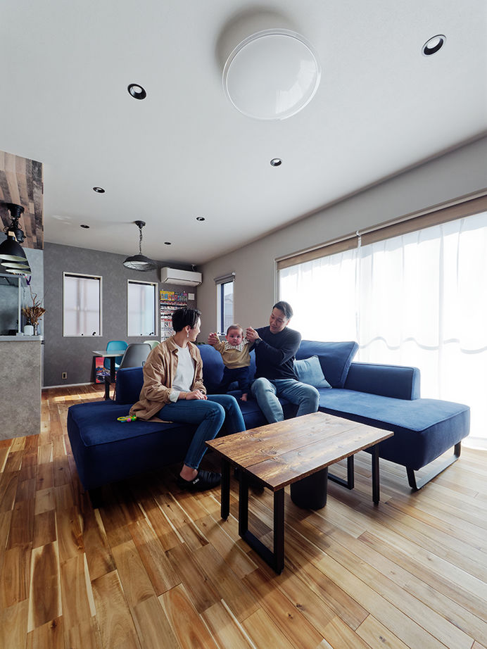 アサヒグローバルホーム 【1000万円台/間取り/30坪台/土間/回遊導線】細部までこだわる、男前なガレージと庭があるアメリカンハウスの建築実例画像20